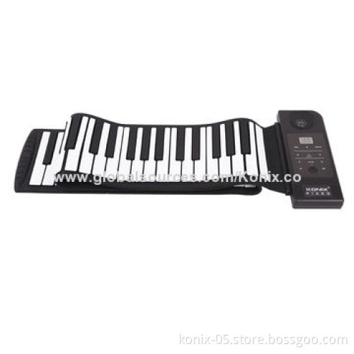 88 keys foldable roll up piano